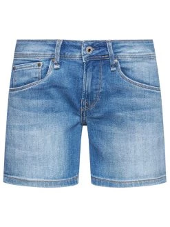 Pepe Jeans Γυναίκες Τζιν Σορτς Τζιν σορτσάκια Siouxie PL800685 Μπλε Regular Fit -Pepe Jeans Κατάστημα unnamed file 1011