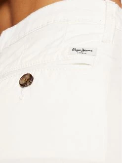 Pepe Jeans Γυναίκες Υφασμάτινα Σορτς Σορτς υφασμάτινο Balboa PL800629 Λευκό Regular Fit -Pepe Jeans Κατάστημα unnamed file 1015