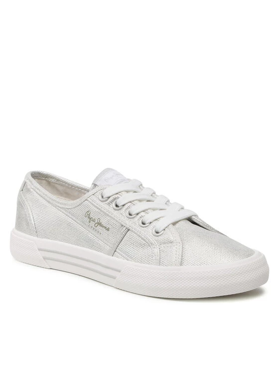 Pepe Jeans Γυναίκες Κλειστά Παπούτσια Πάνινα παπούτσια Brady W Met PLS31289 Ασημί 1 Pepe Jeans Γυναίκες Κλειστά Παπούτσια Πάνινα παπούτσια Brady W Met PLS31289 Ασημί