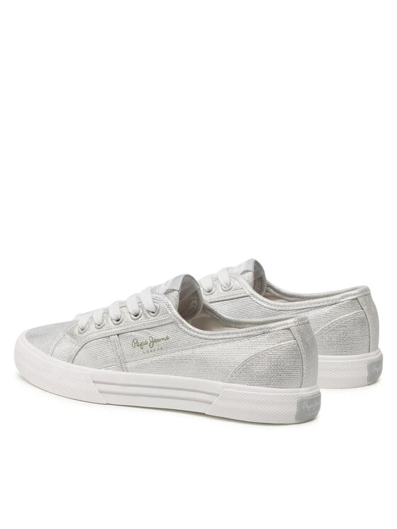 Pepe Jeans Γυναίκες Κλειστά Παπούτσια Πάνινα παπούτσια Brady W Met PLS31289 Ασημί 3 Pepe Jeans Γυναίκες Κλειστά Παπούτσια Πάνινα παπούτσια Brady W Met PLS31289 Ασημί - Image 3