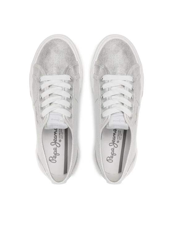 Pepe Jeans Γυναίκες Κλειστά Παπούτσια Πάνινα παπούτσια Brady W Met PLS31289 Ασημί 6 Pepe Jeans Γυναίκες Κλειστά Παπούτσια Πάνινα παπούτσια Brady W Met PLS31289 Ασημί - Image 6