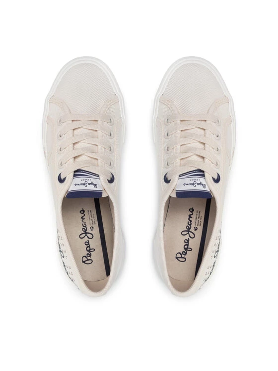 Pepe Jeans Γυναίκες Κλειστά Παπούτσια Πάνινα παπούτσια Brady W Logo PLS31288 Μπεζ 6 Pepe Jeans Γυναίκες Κλειστά Παπούτσια Πάνινα παπούτσια Brady W Logo PLS31288 Μπεζ - Image 6