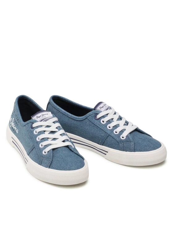 Pepe Jeans Γυναίκες Κλειστά Παπούτσια Πάνινα παπούτσια Brady W Logo PLS31288 Μπλε 5 Pepe Jeans Γυναίκες Κλειστά Παπούτσια Πάνινα παπούτσια Brady W Logo PLS31288 Μπλε - Image 5