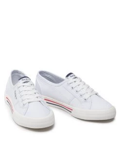 Pepe Jeans Γυναίκες Κλειστά Παπούτσια Πάνινα παπούτσια Brady W Basic PLS31287 Λευκό -Pepe Jeans Κατάστημα unnamed file 1137