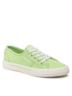 Pepe Jeans Γυναίκες Κλειστά Παπούτσια Πάνινα παπούτσια Brady W Basic PLS31287 Πράσινο