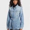 Pepe Jeans Γυναίκες Τζιν Μπουφάν Τζιν μπουφάν Moira PL402125 Μπλε Regular Fit