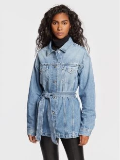 Pepe Jeans Γυναίκες Τζιν Μπουφάν Τζιν μπουφάν Moira PL402125 Μπλε Regular Fit