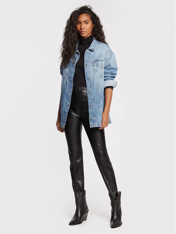 Pepe Jeans Γυναίκες Τζιν Μπουφάν Τζιν μπουφάν Moira PL402125 Μπλε Regular Fit 2 Pepe Jeans Γυναίκες Τζιν Μπουφάν Τζιν μπουφάν Moira PL402125 Μπλε Regular Fit - Image 2