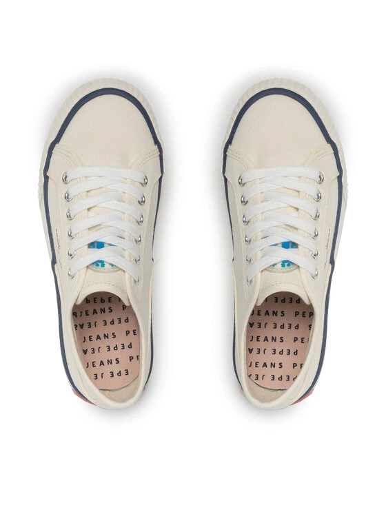 Pepe Jeans Γυναίκες Κλειστά Παπούτσια Πάνινα παπούτσια Ottis Platform Girl Λευκό 6 Pepe Jeans Γυναίκες Κλειστά Παπούτσια Πάνινα παπούτσια Ottis Platform Girl Λευκό - Image 6