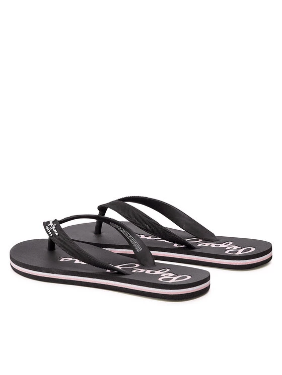 Pepe Jeans Γυναίκες Σαγιονάρες Bay Beach Brand W PLS70124 Μαύρο 3 Pepe Jeans Γυναίκες Σαγιονάρες Bay Beach Brand W PLS70124 Μαύρο - Image 3
