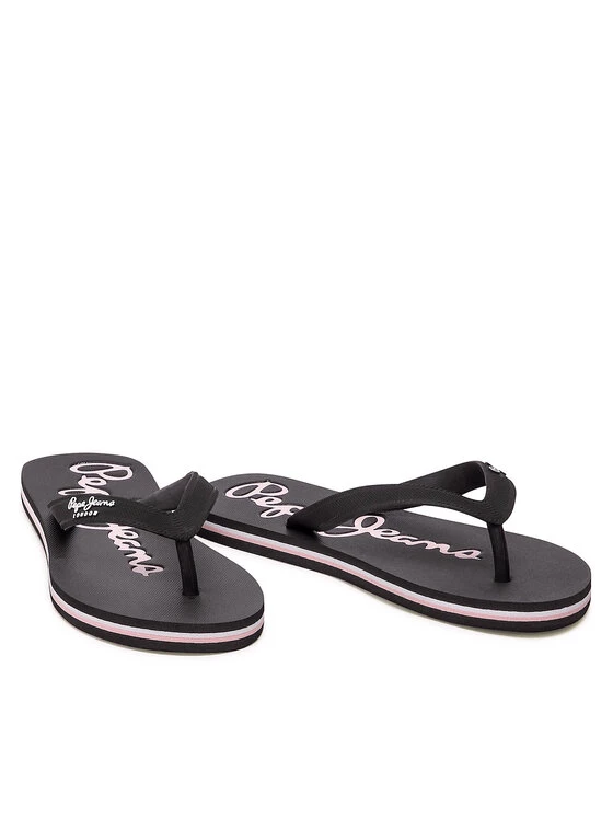 Pepe Jeans Γυναίκες Σαγιονάρες Bay Beach Brand W PLS70124 Μαύρο 5 Pepe Jeans Γυναίκες Σαγιονάρες Bay Beach Brand W PLS70124 Μαύρο - Image 5