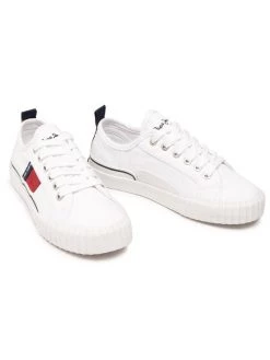 Pepe Jeans Παιδιά Αγόρι Πάνινα παπούτσια Ottis Boy PBS30476 Λευκό -Pepe Jeans Κατάστημα unnamed file 1239