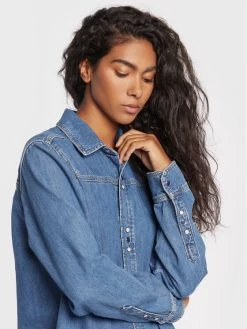 Pepe Jeans Γυναίκες Casual Πουκάμισα Τζιν πουκάμισο Danie PL304392 Μπλε Regular Fit -Pepe Jeans Κατάστημα unnamed file 125