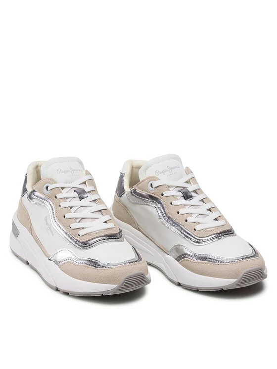 Pepe Jeans Γυναίκες Αθλητικά Arrow Layer PLS31342 Λευκό 5 Pepe Jeans Γυναίκες Αθλητικά Arrow Layer PLS31342 Λευκό - Image 5