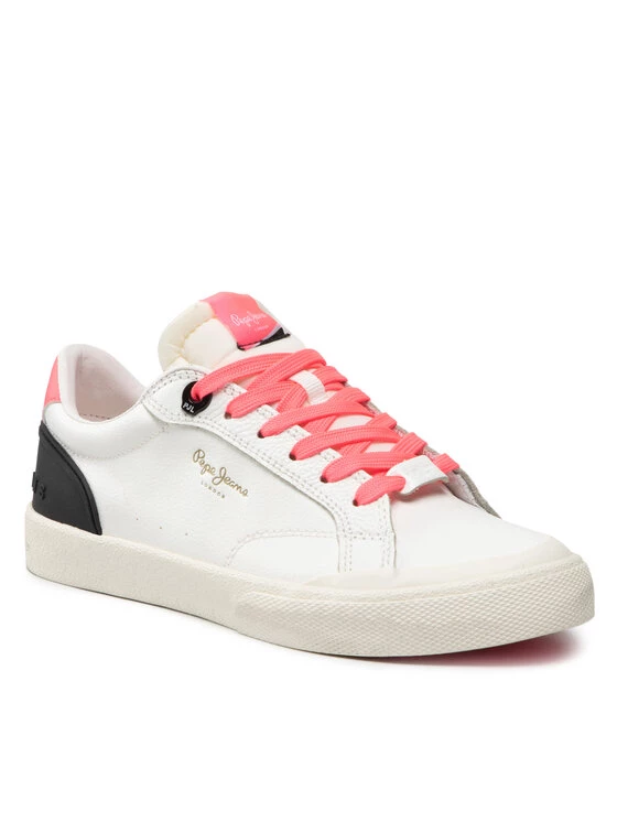 Pepe Jeans Γυναίκες Αθλητικά Kenton Vintage PLS31285 Λευκό 1 Pepe Jeans Γυναίκες Αθλητικά Kenton Vintage PLS31285 Λευκό