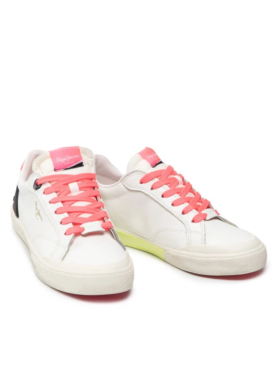 Pepe Jeans Γυναίκες Αθλητικά Kenton Vintage PLS31285 Λευκό 5 Pepe Jeans Γυναίκες Αθλητικά Kenton Vintage PLS31285 Λευκό - Image 5