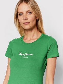 Pepe Jeans Γυναίκες T-shirts T-Shirt New Virgina PL505202 Πράσινο Slim Fit 8 Pepe Jeans Γυναίκες T-shirts T-Shirt New Virgina PL505202 Πράσινο Slim Fit -Pepe Jeans Κατάστημα unnamed file 138