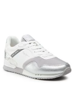Pepe Jeans Γυναίκες Αθλητικά London W Snake PLS31314 Λευκό