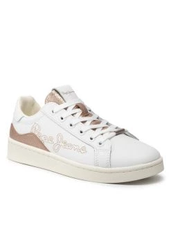 Pepe Jeans Γυναίκες Αθλητικά Milton Mix PLS31307 Λευκό