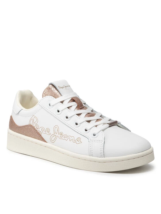 Pepe Jeans Γυναίκες Αθλητικά Milton Mix PLS31307 Λευκό 1 Pepe Jeans Γυναίκες Αθλητικά Milton Mix PLS31307 Λευκό