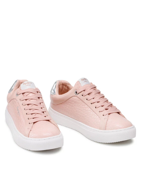 Pepe Jeans Γυναίκες Αθλητικά Adams Croco PLS31308 Ροζ 5 Pepe Jeans Γυναίκες Αθλητικά Adams Croco PLS31308 Ροζ - Image 5