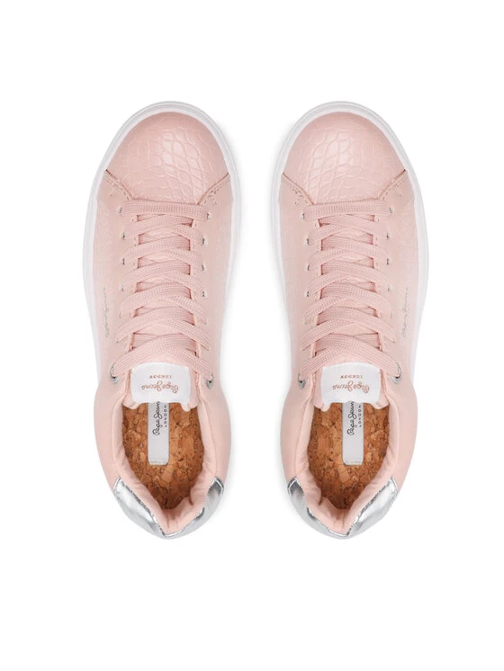 Pepe Jeans Γυναίκες Αθλητικά Adams Croco PLS31308 Ροζ 6 Pepe Jeans Γυναίκες Αθλητικά Adams Croco PLS31308 Ροζ - Image 6