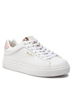 Pepe Jeans Γυναίκες Αθλητικά Adams Riga PLS31310 Λευκό