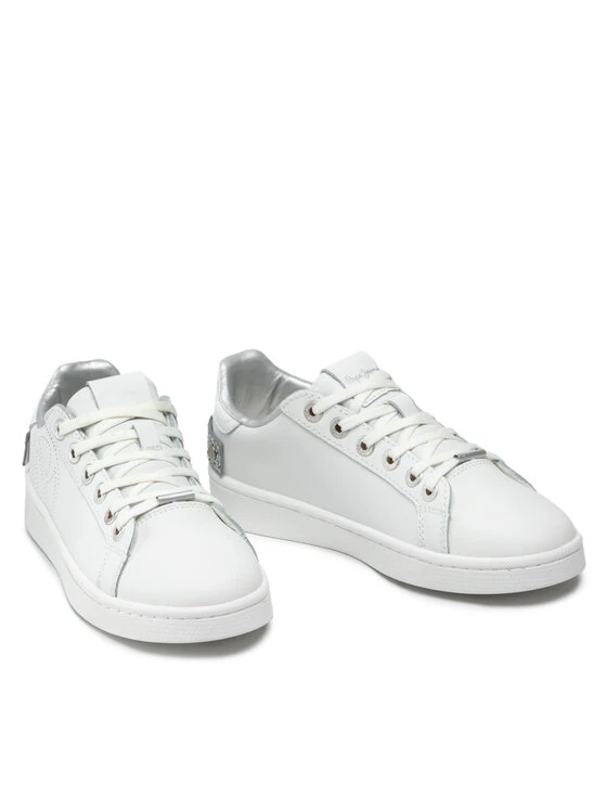 Pepe Jeans Γυναίκες Αθλητικά Milton Glam PLS31305 Λευκό 5 Pepe Jeans Γυναίκες Αθλητικά Milton Glam PLS31305 Λευκό - Image 5