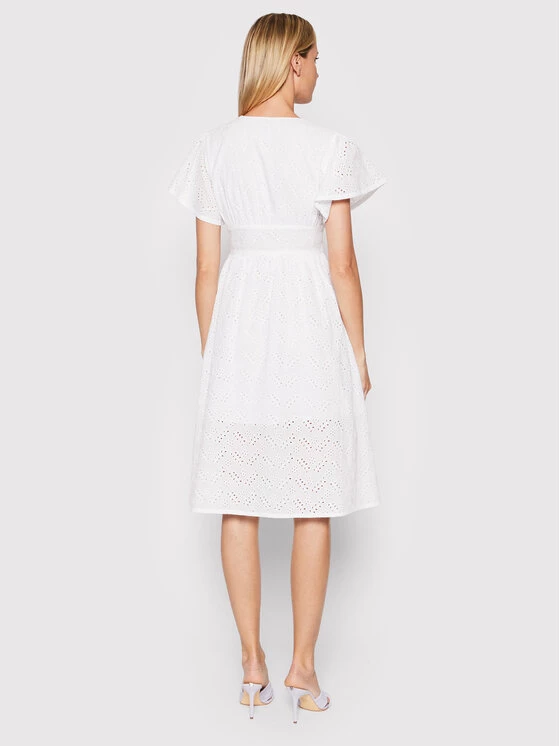 Pepe Jeans Γυναίκες Καλοκαιρινά Φορέματα Φόρεμα καλοκαιρινό Mae PL953020 Λευκό Regular Fit 3 Pepe Jeans Γυναίκες Καλοκαιρινά Φορέματα Φόρεμα καλοκαιρινό Mae PL953020 Λευκό Regular Fit - Image 3