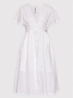 Pepe Jeans Γυναίκες Καλοκαιρινά Φορέματα Φόρεμα καλοκαιρινό Mae PL953020 Λευκό Regular Fit 9 Pepe Jeans Γυναίκες Καλοκαιρινά Φορέματα Φόρεμα καλοκαιρινό Mae PL953020 Λευκό Regular Fit -Pepe Jeans Κατάστημα unnamed file 1512