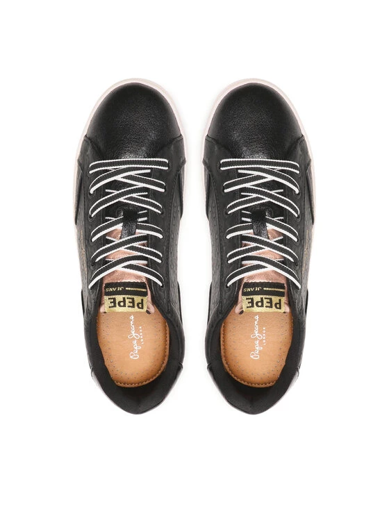 Pepe Jeans Γυναίκες Αθλητικά Kioto Astrid PLS31237 Μαύρο 6 Pepe Jeans Γυναίκες Αθλητικά Kioto Astrid PLS31237 Μαύρο - Image 6