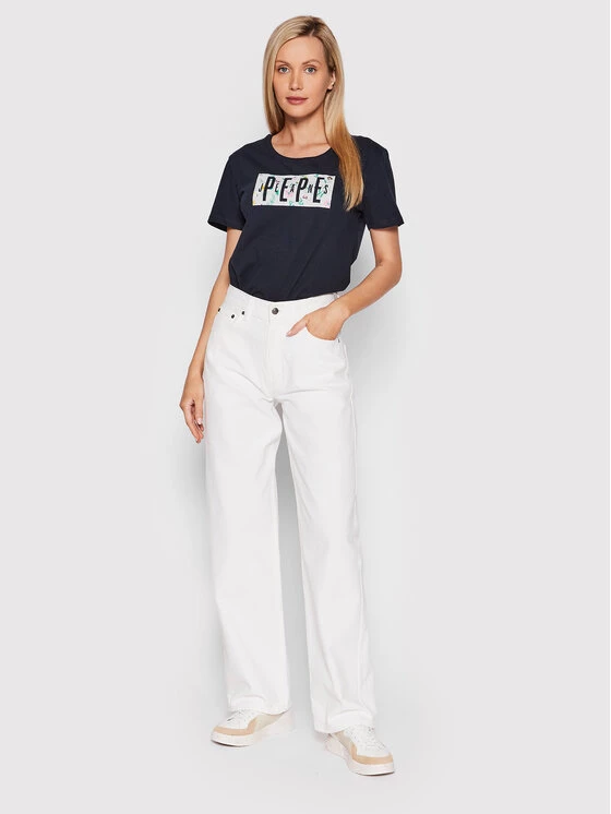 Pepe Jeans Γυναίκες T-shirts T-Shirt Patsy PL505218 Σκούρο μπλε Regular Fit 2 Pepe Jeans Γυναίκες T-shirts T-Shirt Patsy PL505218 Σκούρο μπλε Regular Fit - Image 2