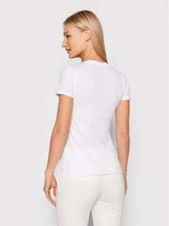 Pepe Jeans Γυναίκες T-shirts T-Shirt Bleu PL505053 Λευκό Slim Fit -Pepe Jeans Κατάστημα unnamed file 163