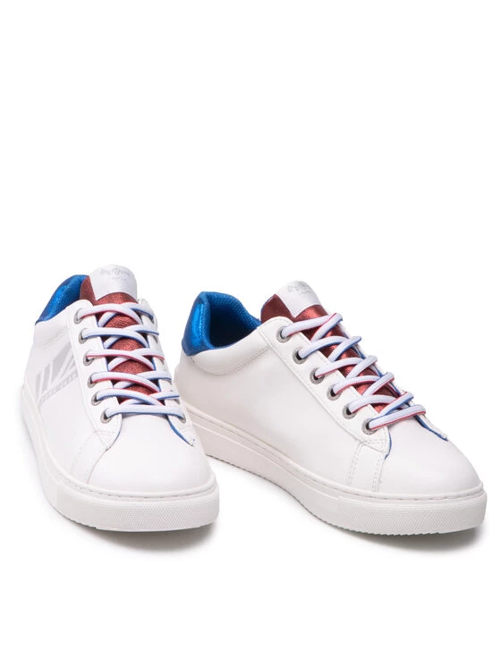 Pepe Jeans Γυναίκες Αθλητικά Adams Brit PLS31197 Λευκό 5 Pepe Jeans Γυναίκες Αθλητικά Adams Brit PLS31197 Λευκό - Image 5