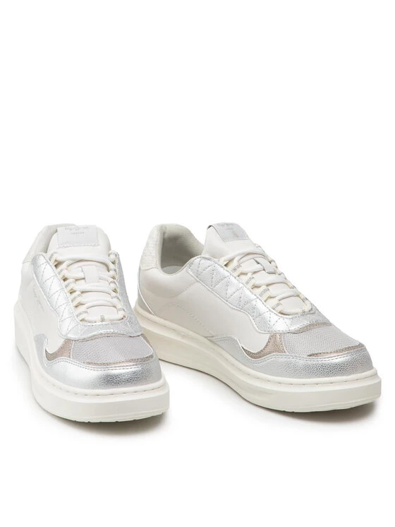 Pepe Jeans Γυναίκες Αθλητικά Abbey Miri PLS31195 Λευκό 5 Pepe Jeans Γυναίκες Αθλητικά Abbey Miri PLS31195 Λευκό - Image 5