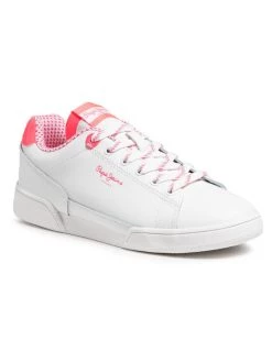 Pepe Jeans Γυναίκες Κοντά Αθλητικά Αθλητικά Lambert Lemon PLS31142 Λευκό