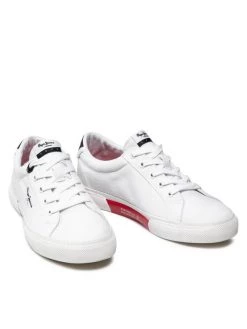 Pepe Jeans Γυναίκες Sneakers Πάνινα παπούτσια Kenton Basic Woman PLS30990 Λευκό -Pepe Jeans Κατάστημα unnamed file 170