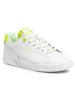 Pepe Jeans Γυναίκες Κοντά Αθλητικά Αθλητικά Lambert Lemon PLS31142 Λευκό