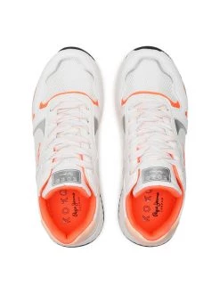 Pepe Jeans Γυναίκες Κοντά Αθλητικά Αθλητικά Koko Zag PLS31180 Λευκό -Pepe Jeans Κατάστημα unnamed file 1733