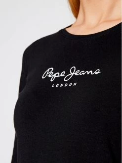 Pepe Jeans Γυναίκες Μπλουζάκια Μπλουζάκι New Virginia PL502755 Μαύρο Slim Fit -Pepe Jeans Κατάστημα unnamed file 1737