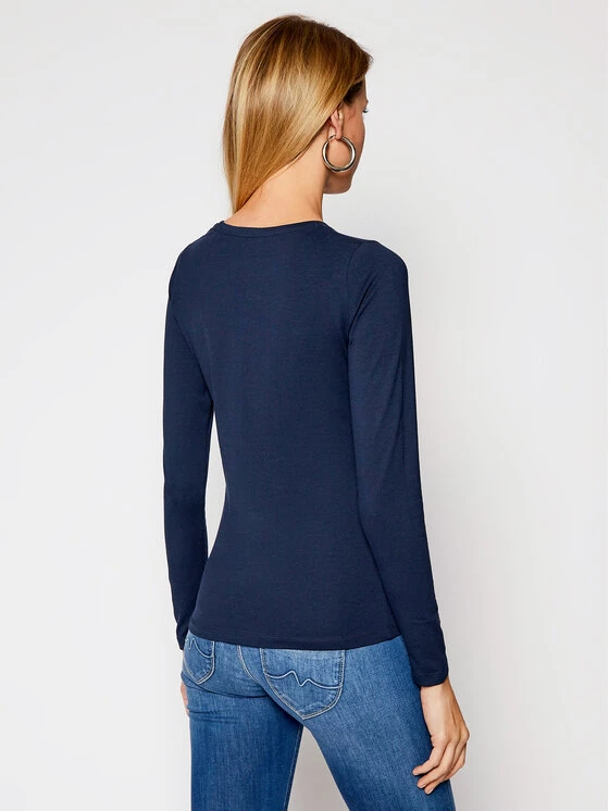 Pepe Jeans Γυναίκες Μπλουζάκια Μπλουζάκι New Virginia PL502755 Σκούρο μπλε Slim Fit 3 Pepe Jeans Γυναίκες Μπλουζάκια Μπλουζάκι New Virginia PL502755 Σκούρο μπλε Slim Fit - Image 3