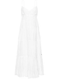 Pepe Jeans Γυναίκες Καλοκαιρινά Φορέματα Φόρεμα καλοκαιρινό Anae PL952819 Λευκό Relaxed Fit -Pepe Jeans Κατάστημα unnamed file 176