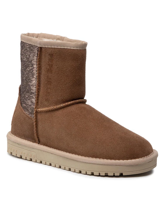 Pepe Jeans Γυναίκες Μπότες Χιονιού Παπούτσια Diss Sequins PLS50445 Καφέ 1 Pepe Jeans Γυναίκες Μπότες Χιονιού Παπούτσια Diss Sequins PLS50445 Καφέ