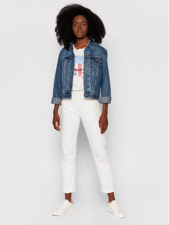 Pepe Jeans Γυναίκες T-shirts T-Shirt Belen PL504977 Λευκό Regular Fit 2 Pepe Jeans Γυναίκες T-shirts T-Shirt Belen PL504977 Λευκό Regular Fit - Image 2