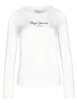 Pepe Jeans Γυναίκες Μπλουζάκια Μπλουζάκι New Virginia PL502755 Λευκό Slim Fit -Pepe Jeans Κατάστημα unnamed file 1834