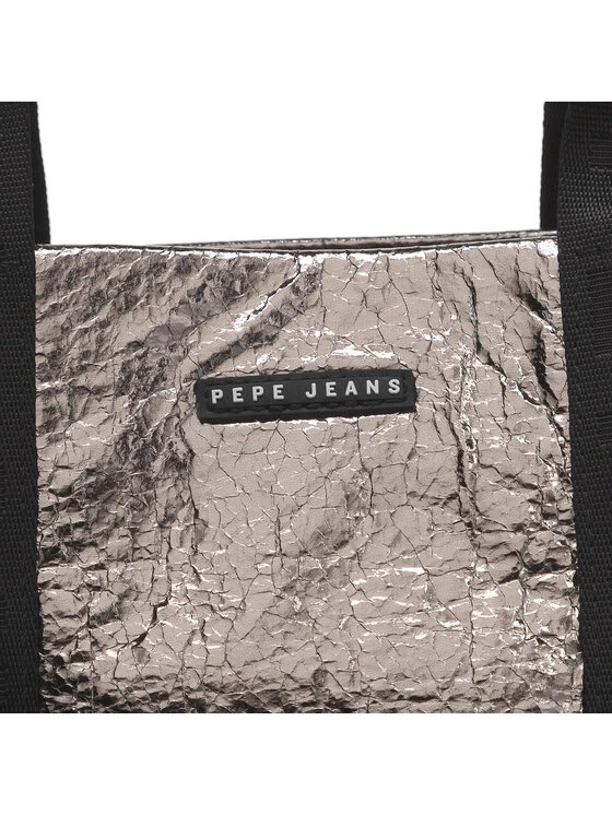 Pepe Jeans Γυναίκες Τσάντες με Χερούλι Τσάντα Claude Met PL031362 Γκρι 2 Pepe Jeans Γυναίκες Τσάντες με Χερούλι Τσάντα Claude Met PL031362 Γκρι - Image 2