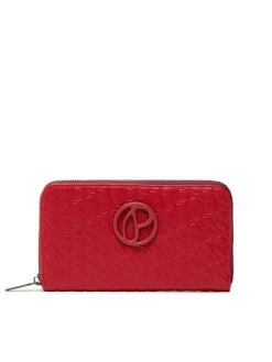 Pepe Jeans Γυναίκες Πορτοφόλια Μεγάλο Πορτοφόλι Γυναικείο Kate Wallet PL070180 Κόκκινο