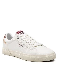 Pepe Jeans Γυναίκες Κλειστά Παπούτσια Πάνινα παπούτσια Kenton Basic PLS31409 Λευκό