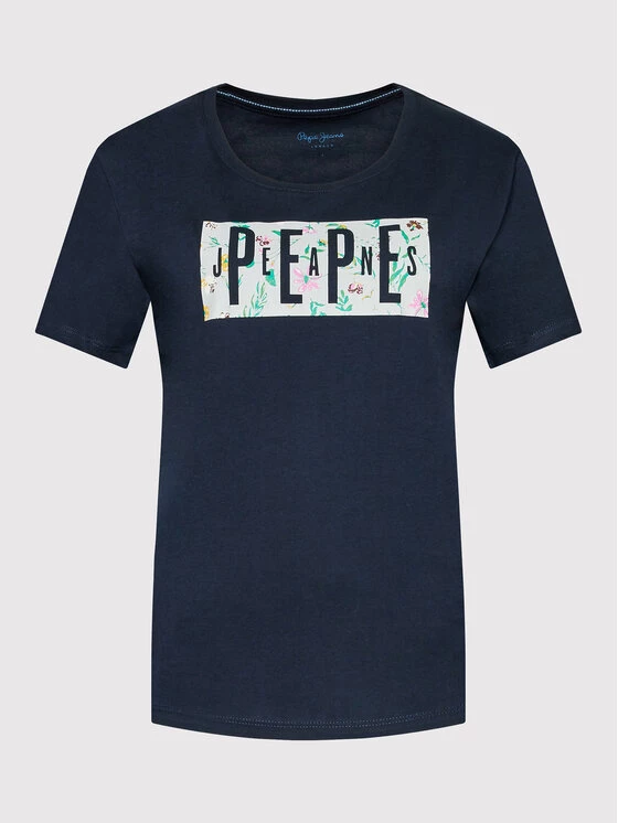 Pepe Jeans Γυναίκες T-shirts T-Shirt Patsy PL505218 Σκούρο μπλε Regular Fit 5 Pepe Jeans Γυναίκες T-shirts T-Shirt Patsy PL505218 Σκούρο μπλε Regular Fit - Image 5