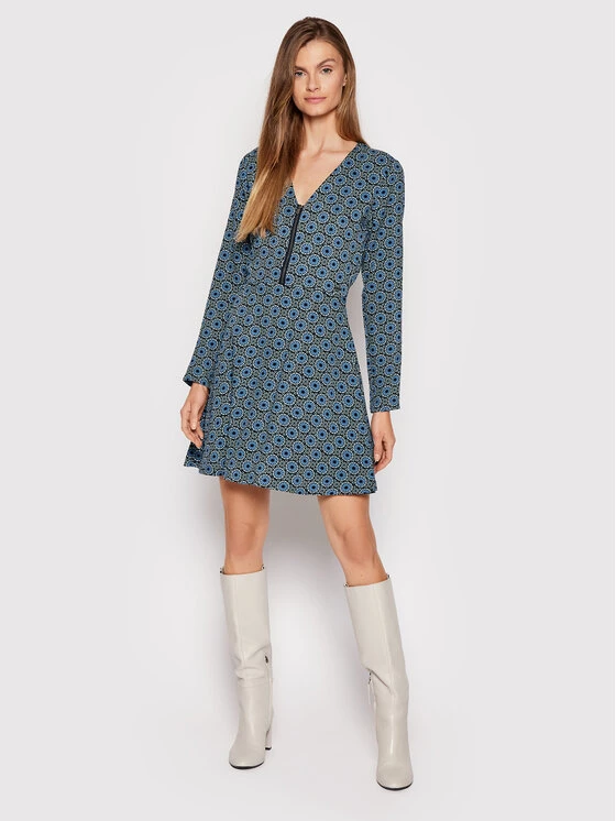 Pepe Jeans Γυναίκες Καθημερινά Φορέματα Φόρεμα καθημερινό Jasmine PL952997 Μπλε Regular Fit 2 Pepe Jeans Γυναίκες Καθημερινά Φορέματα Φόρεμα καθημερινό Jasmine PL952997 Μπλε Regular Fit - Image 2